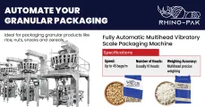 Fully Automatic Multihead Vibratory Scale Packaging Machine | Rhino-pak
