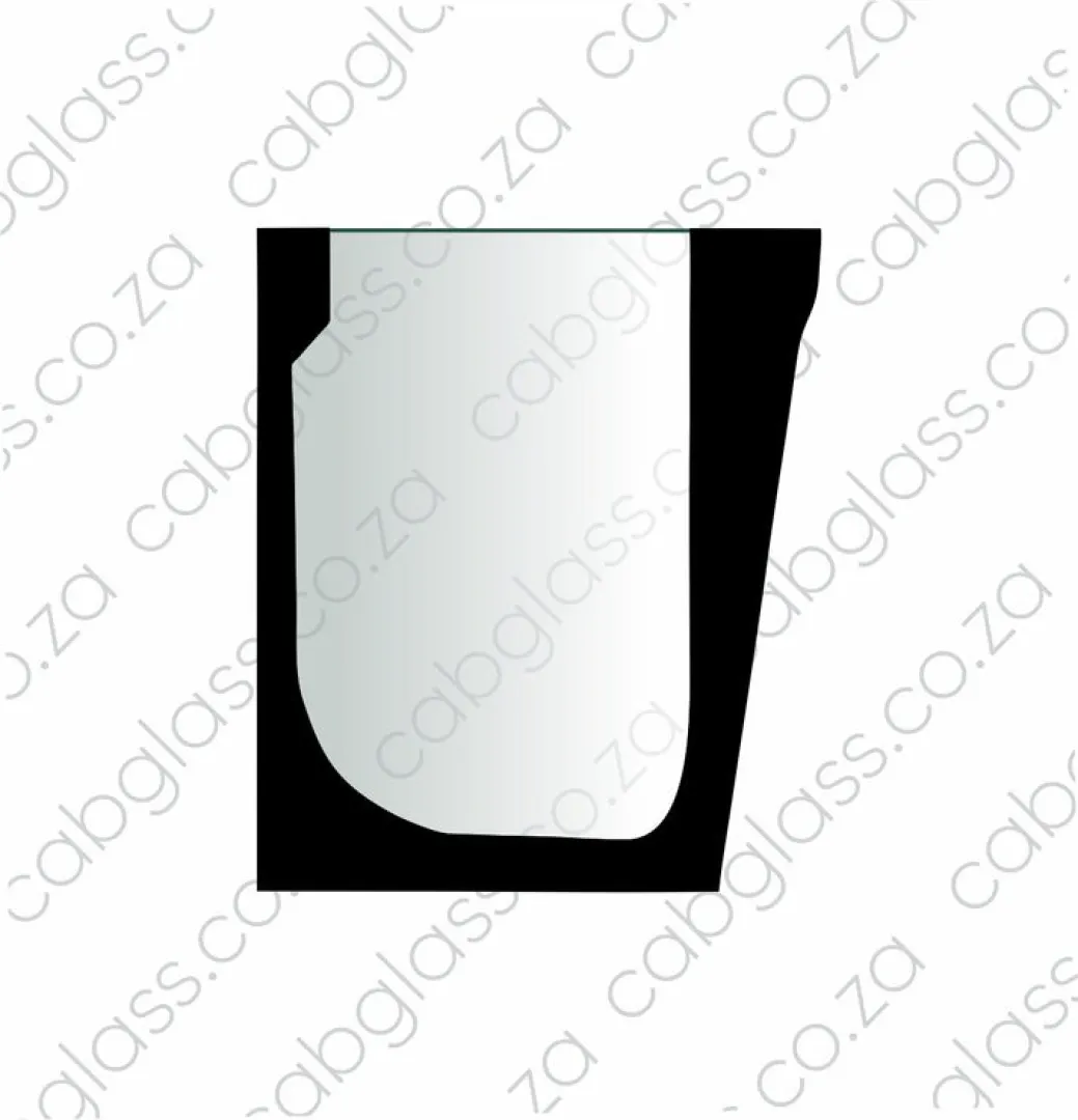 FRONT LOWER RH | JCB TLB 3CX - 4CX (P 21) BACKHOE | Cabglass