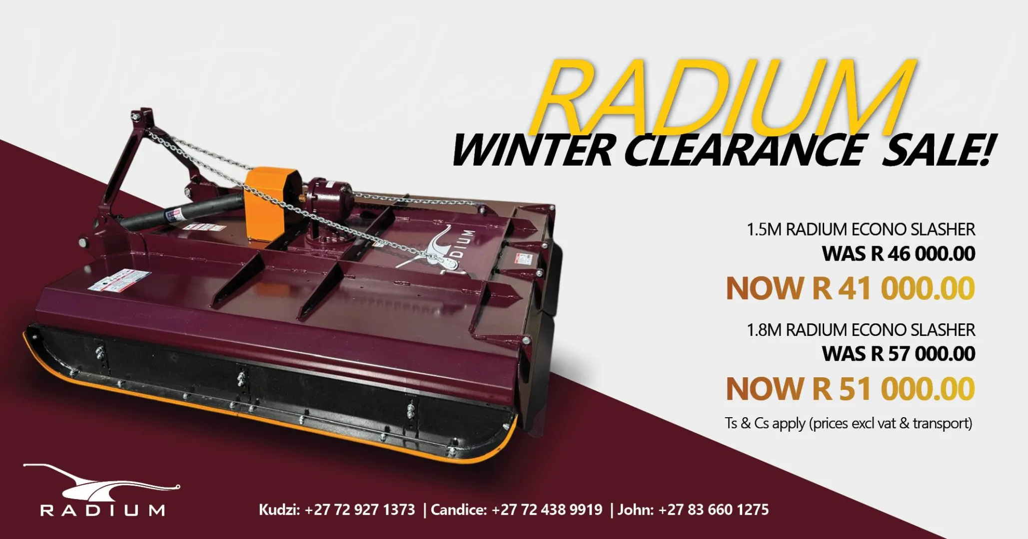 Radium Econo Slashers | Winter clearance sale | Radium Engineering