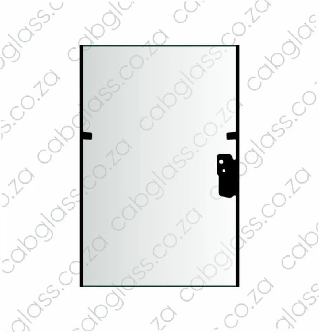 REAR CAB GLASS | CAT TLB 426F2 BACKHOE | Cabglass