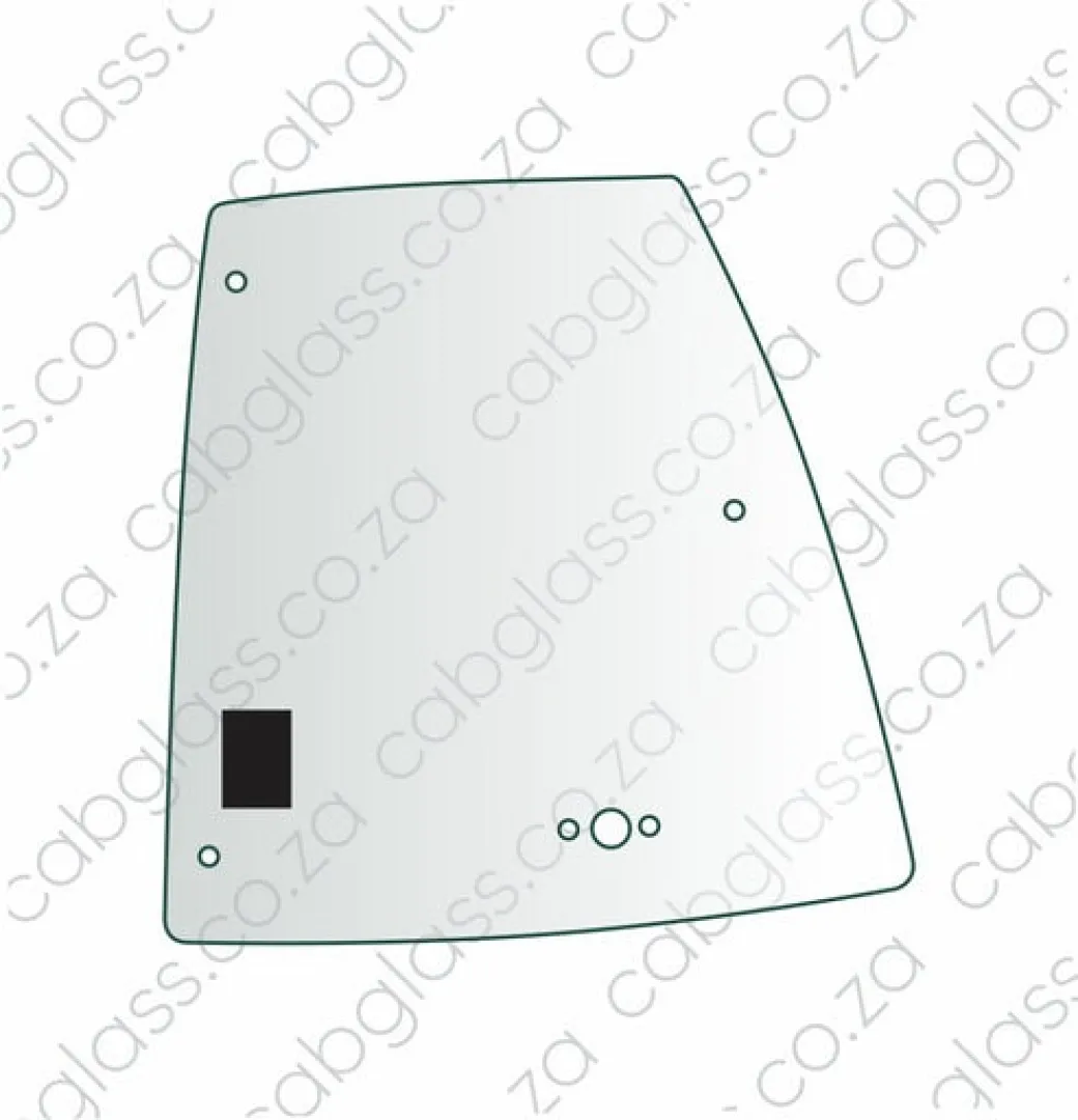 DOOR UPPER RH | CAT TLB E-SER (416E - 450E) BACKHOE | Cabglass
