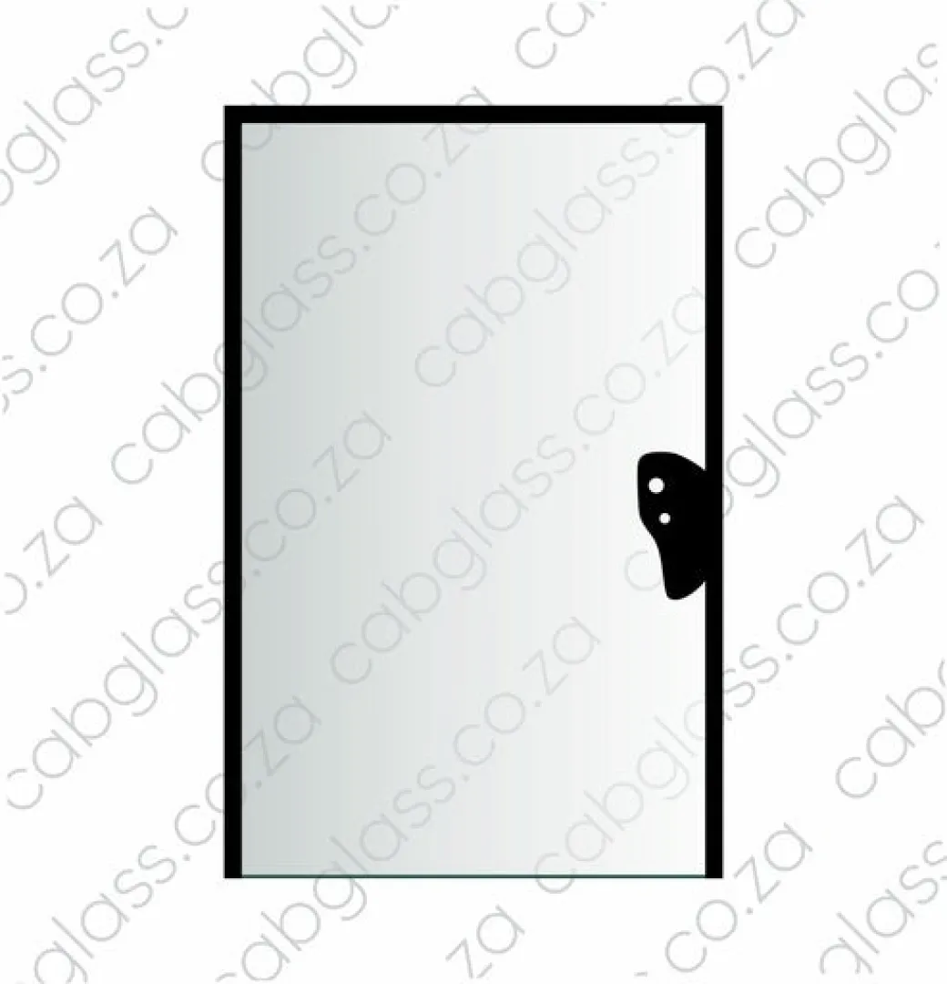 REAR CAB GLASS | CAT TLB E-SER (416E - 450E) BACKHOE | Cabglass