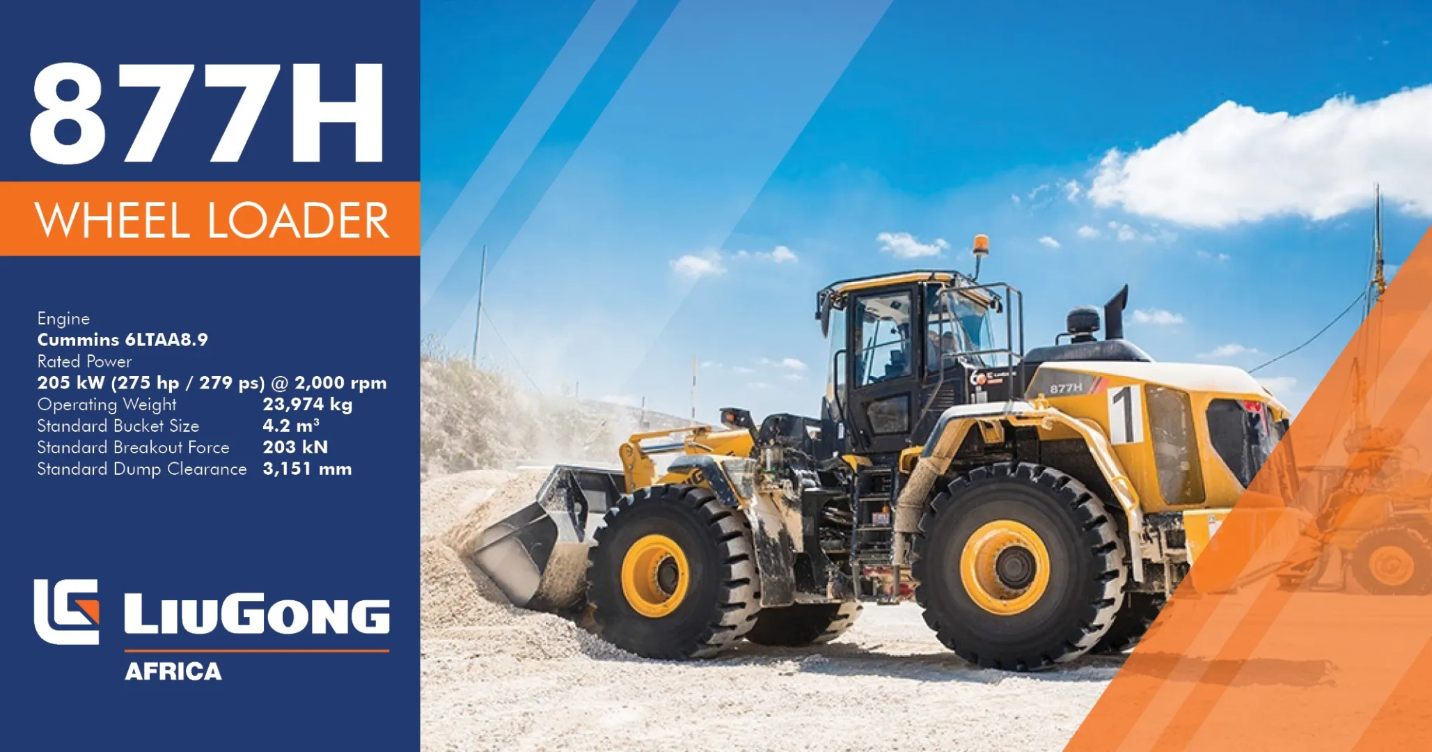 877H Wheel loader | LiuGong