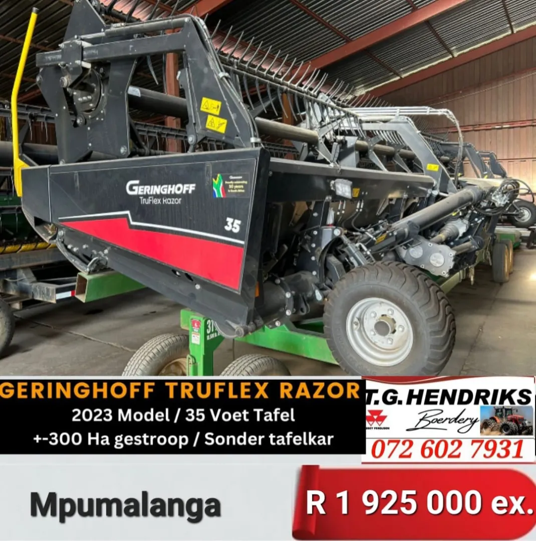 Geringhoff truflex razor | T.G Hendriks boerdery