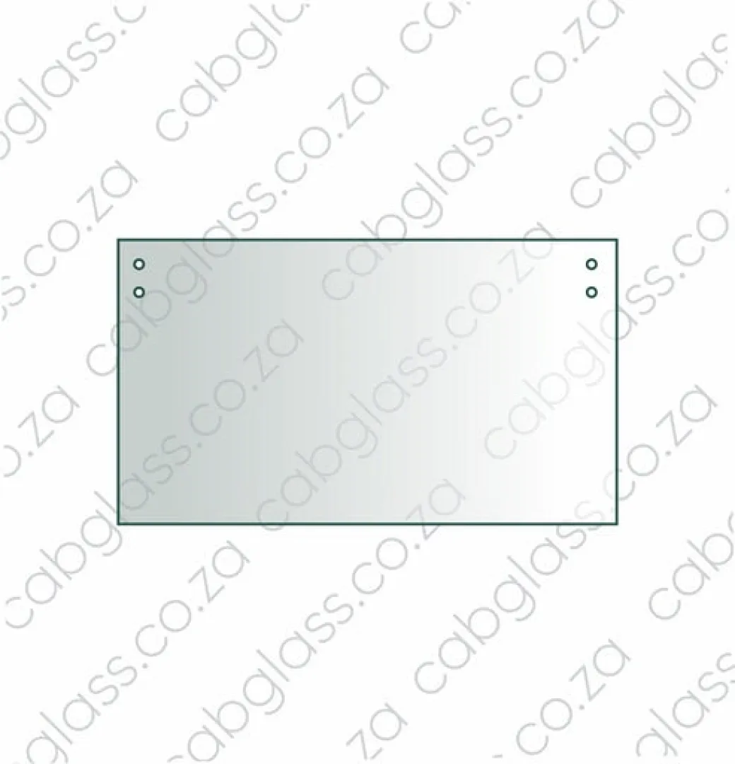 REAR CAB GLASS LOWER | CAT TLB D-SER BACKHOE | Cabglass