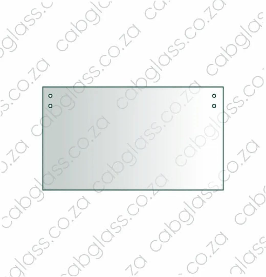 REAR CAB GLASS LOWER | CAT TLB C-SER BACKHOE | Cabglass