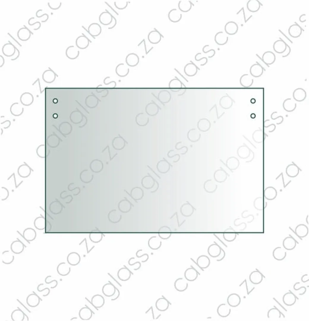 REAR CAB LOWER | CAT TLB B-SER BACKHOE | Cabglass