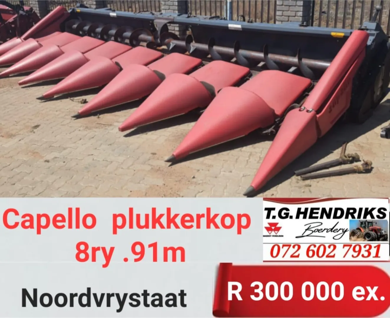 Capello plukkerkop 8ry .91m | T.G Hendriks boerdery