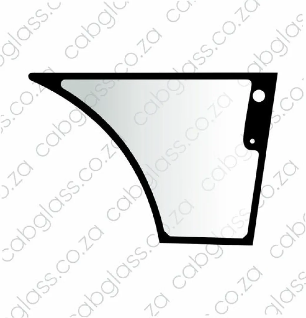 DOOR LOWER RH | CASE 580-675 SR/ST | Cabglass