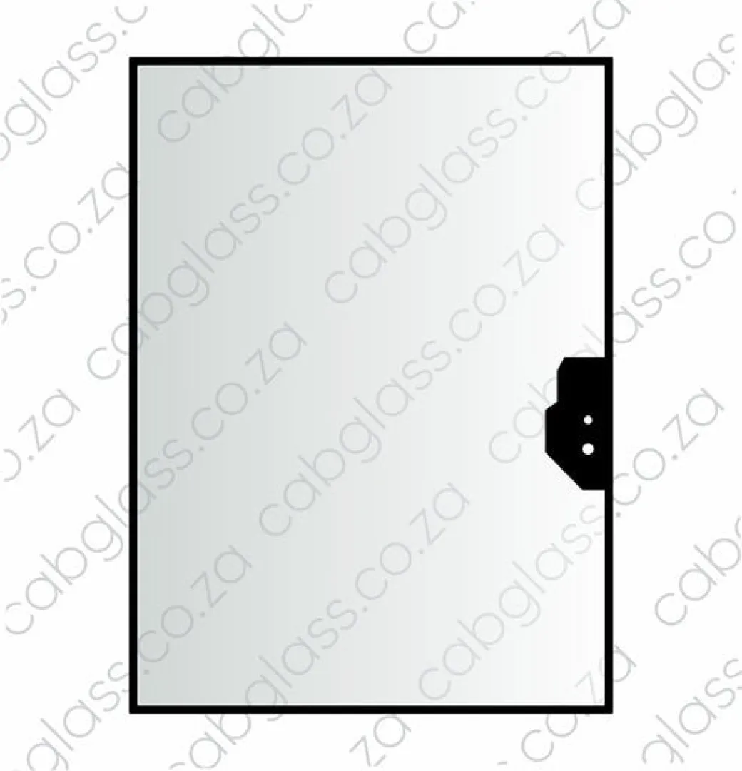 REAR CAB GLASS | CASE 580-675 SR/ST | Cabglass