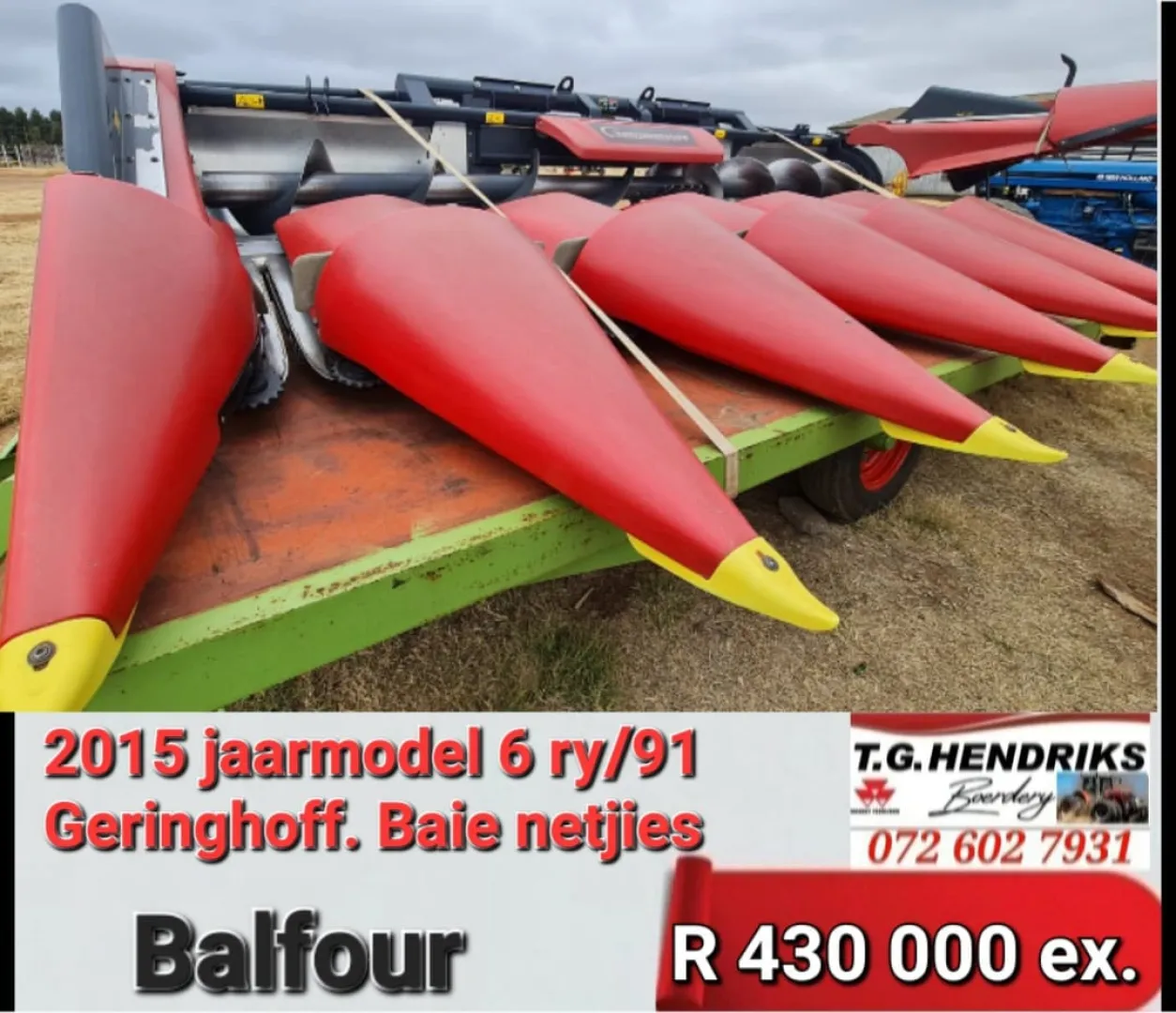 2015 6 ry .91 Geringhoff | T.G Hendriks boerdery