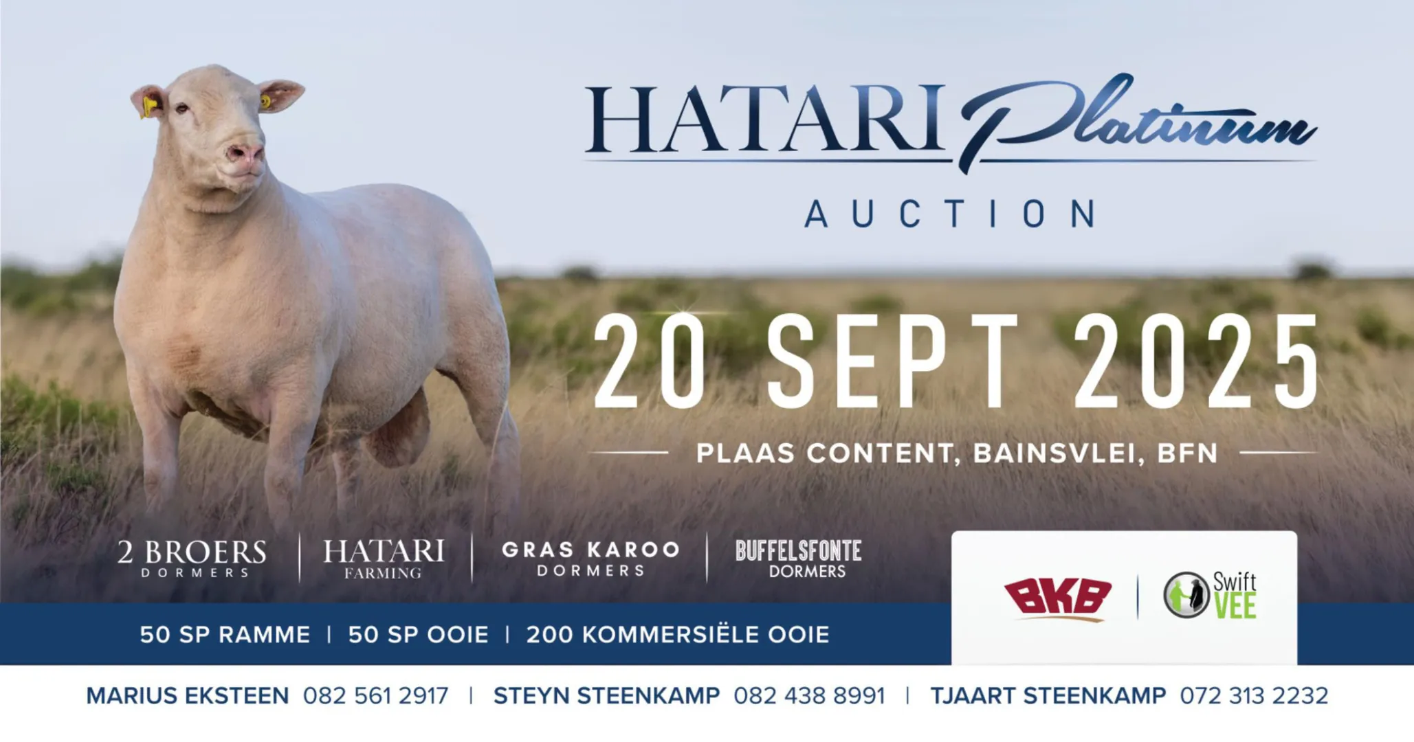 Hatari platinum veiling | 20 September 2025 | Plaas Content, Bainsvlei
