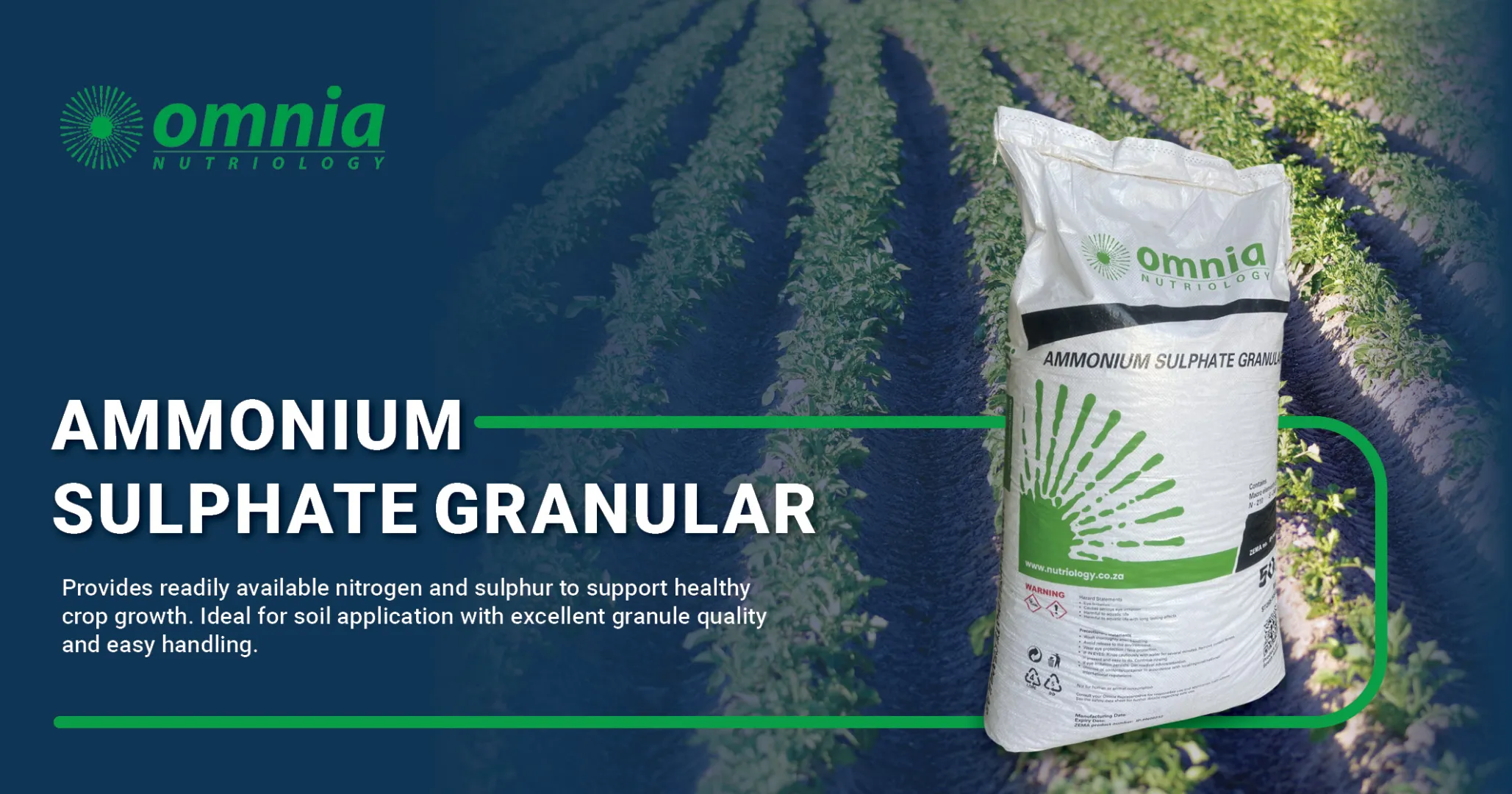 Ammonium sulphate granular | Omnia | Omnia Zambia