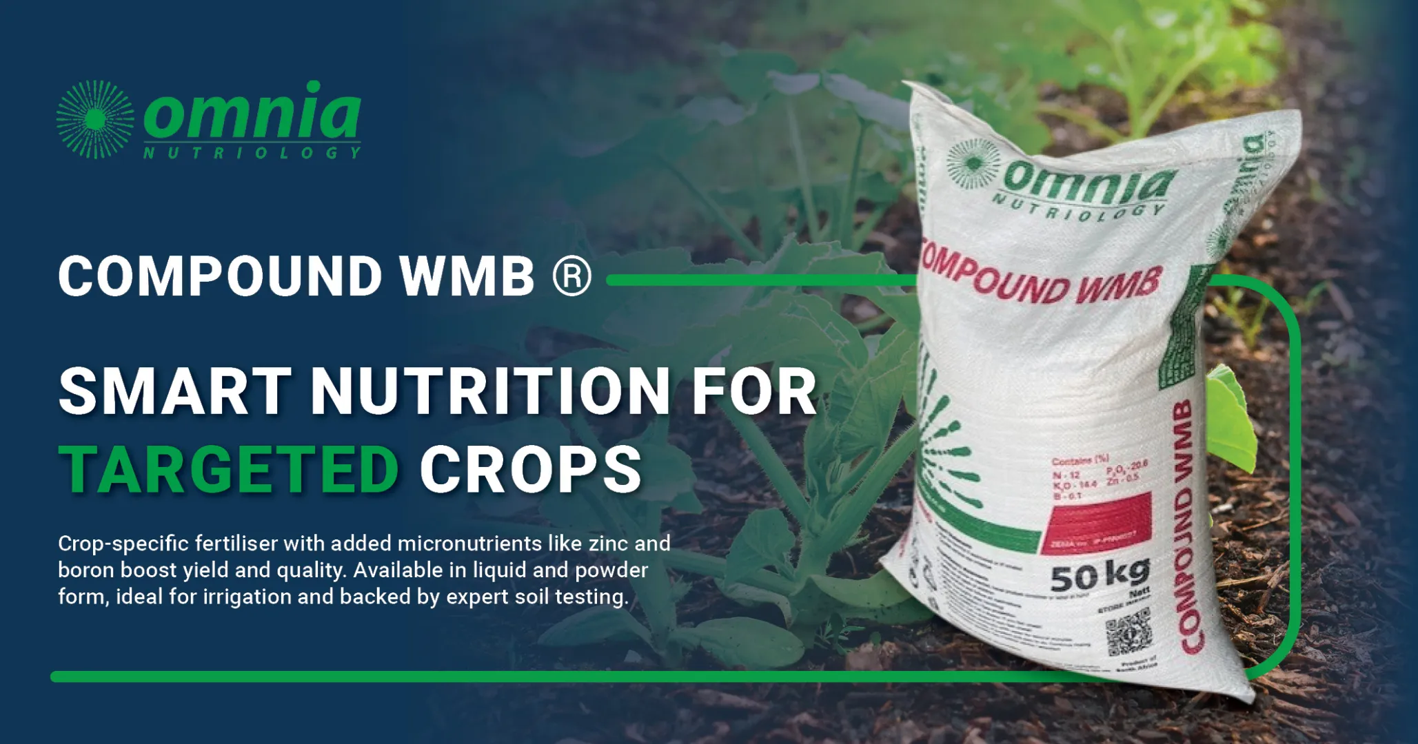 Smart nutrition for targeted crops | Omnia | Omnia Zambia