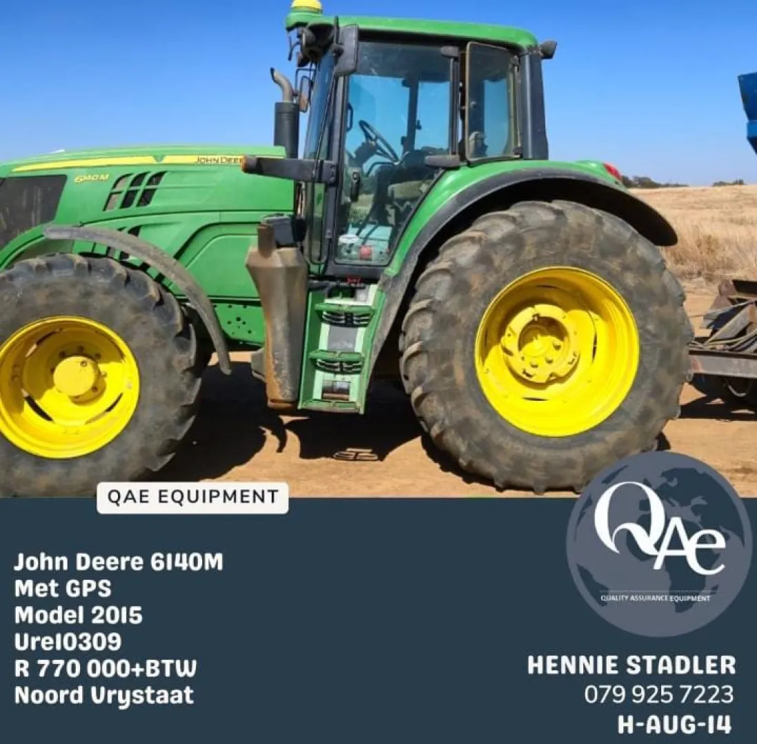 John Deere 6140M Met GPS |  QAC Equipment