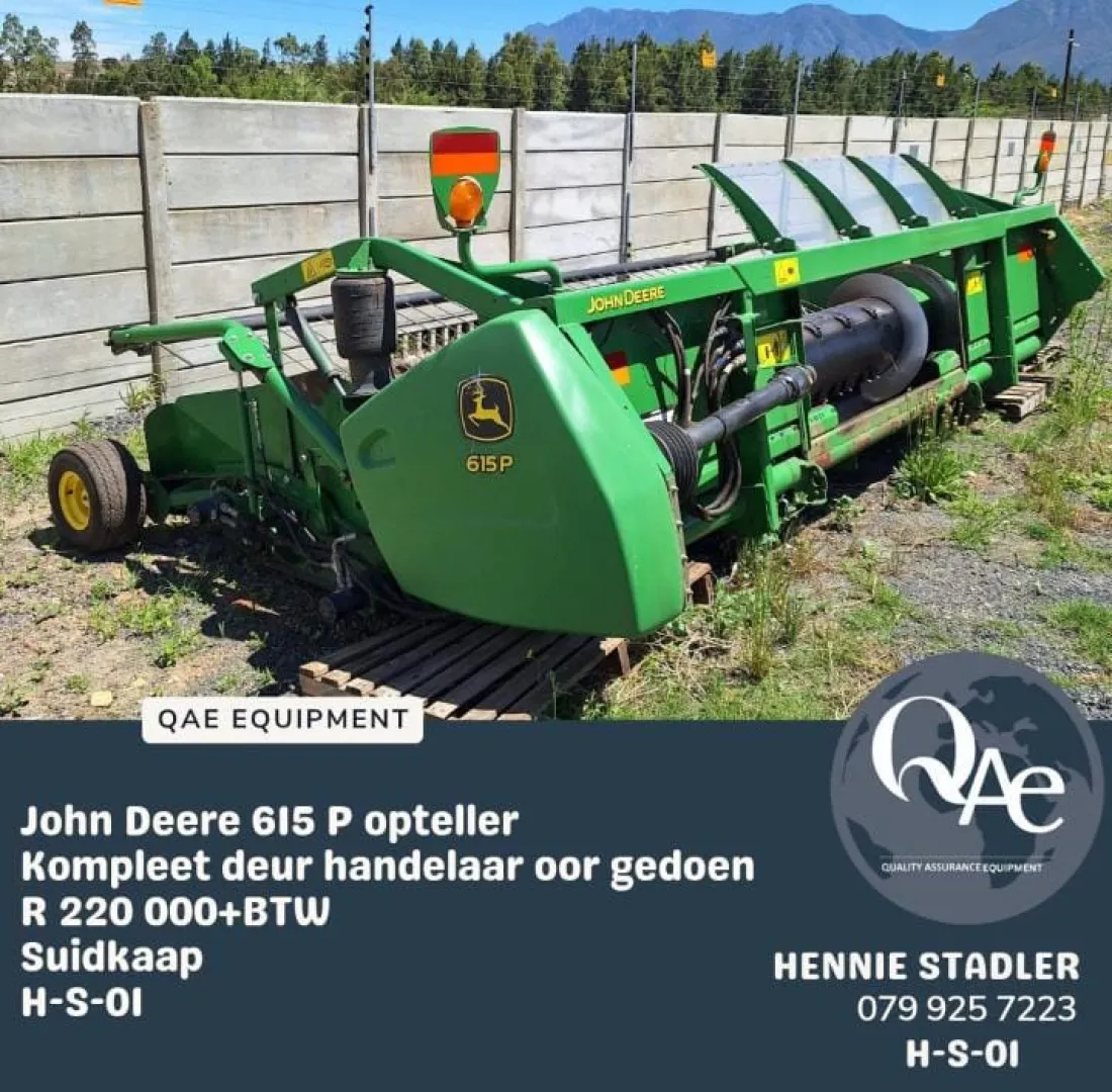John Deere 615 P opteller |  QAC Equipment