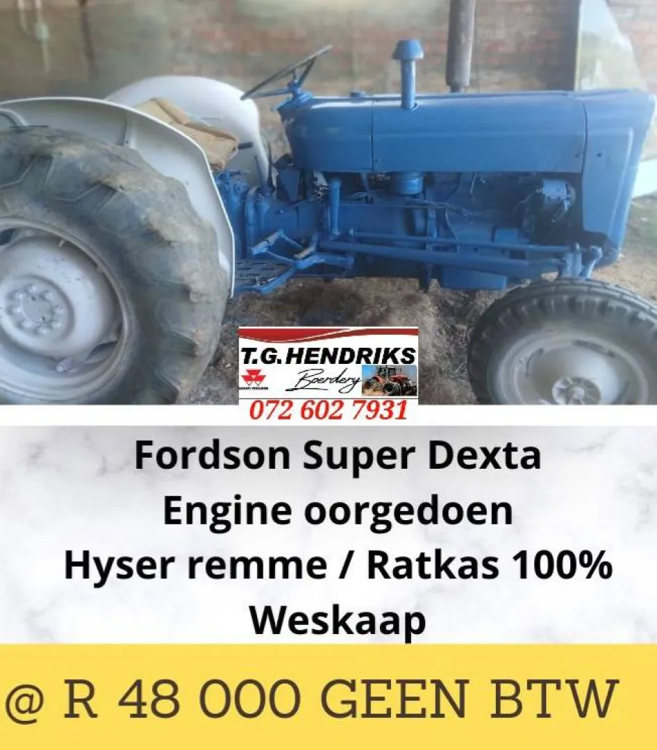 Fordson super dexta engine oorgrdoen | T.G. Hendriks