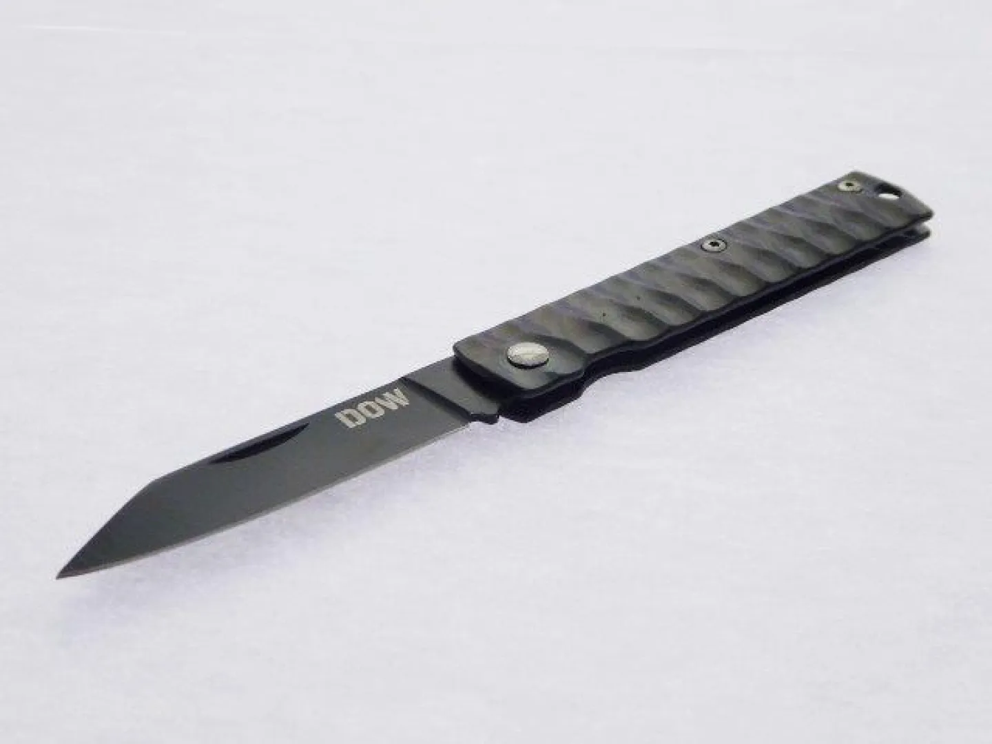 DOW. Black Handle, Black Blade Folder (K4467B) | Outdoor Innovation
