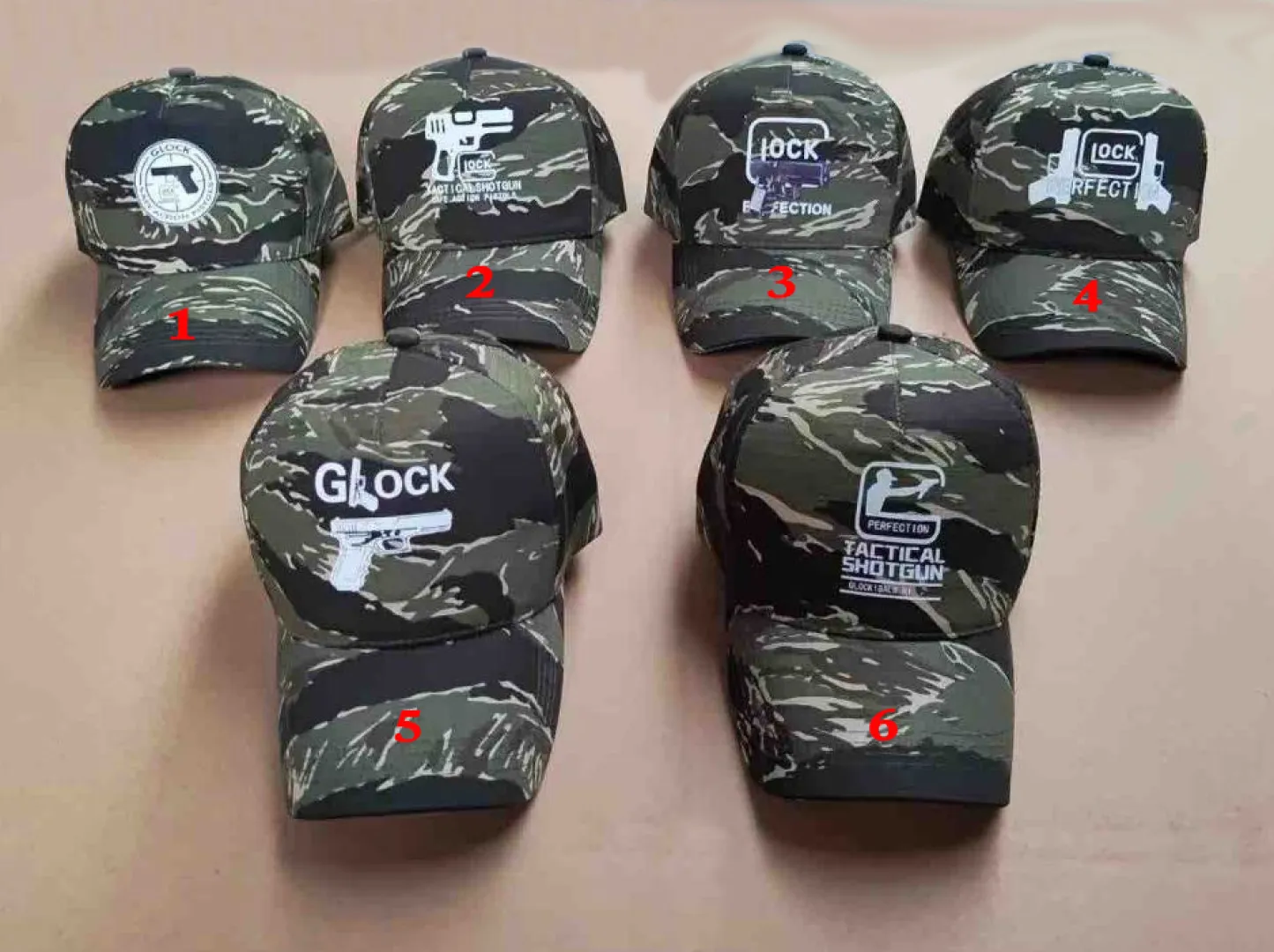 Glock Caps Bush Camo | Adjustable | Outdoor Innovation