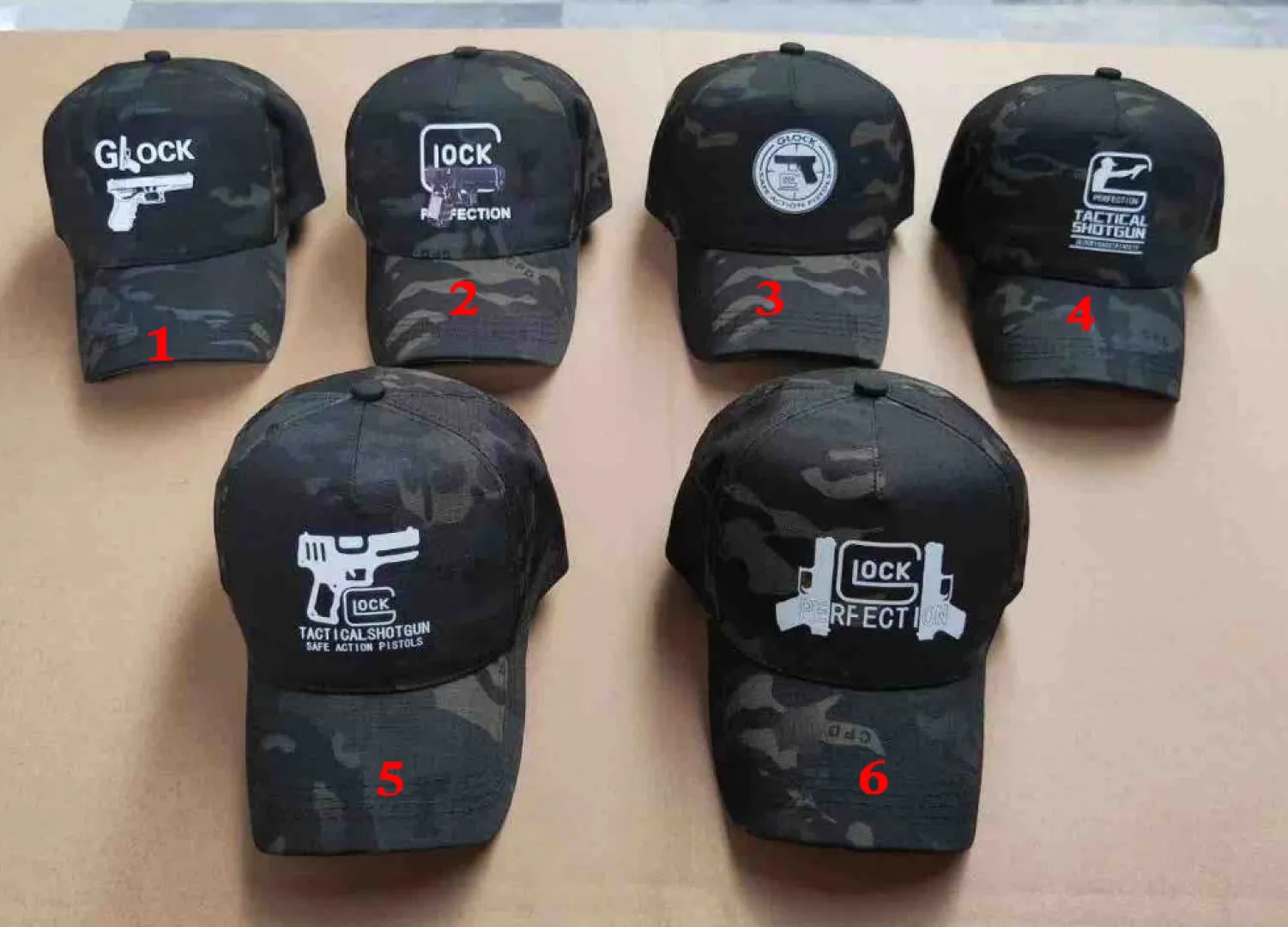 Glock Caps Dark Camo | Glock adjustable Caps | Outdoor Innovation