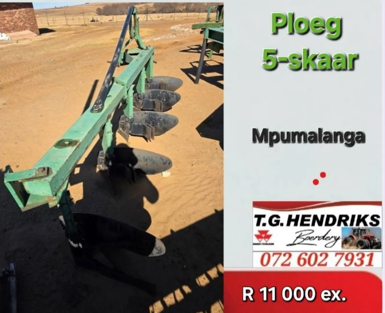 Ploeg 5 skaar | T.G. Hendriks