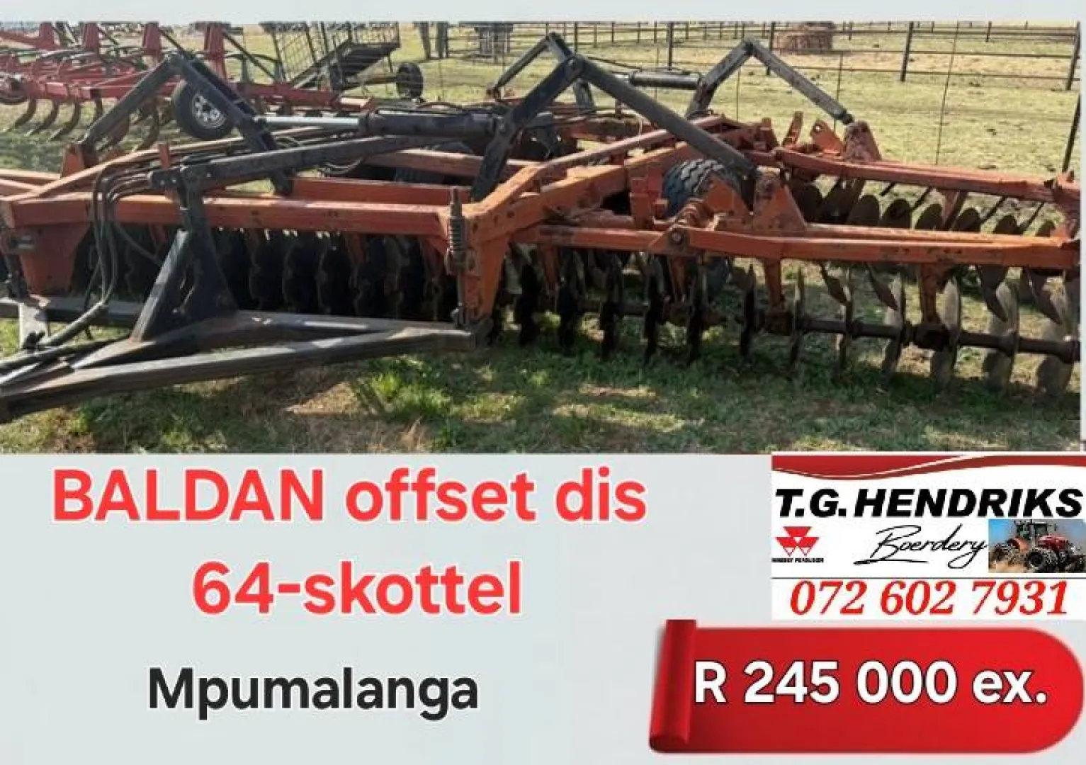 Baldan offset dis 64 skottel | T.G. Hendriks