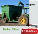 15 Ton Tapkar | T.G Hendriks boerdery