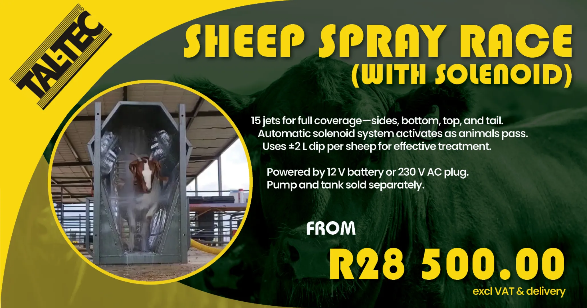 Sheep Spray Race (With Solenoid) | Tal-Tec