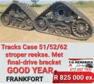 Tracks Case 51/52/62 stroper reeks | T.G Hendriks boerdery
