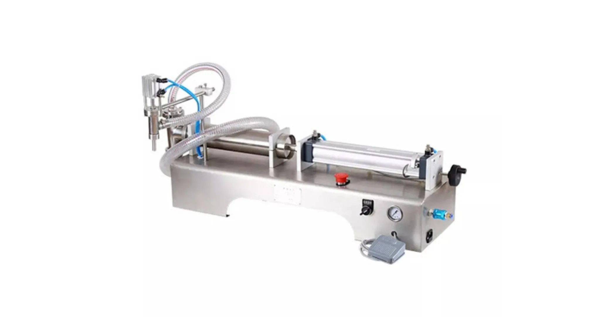 Semi-Automatic Single Head Bottle Filling Machine | Rhino-pak