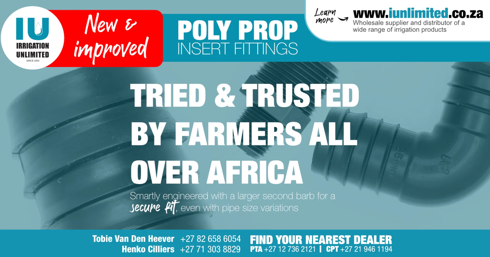 Poly prop insert fittings | Irrigation Unlimited