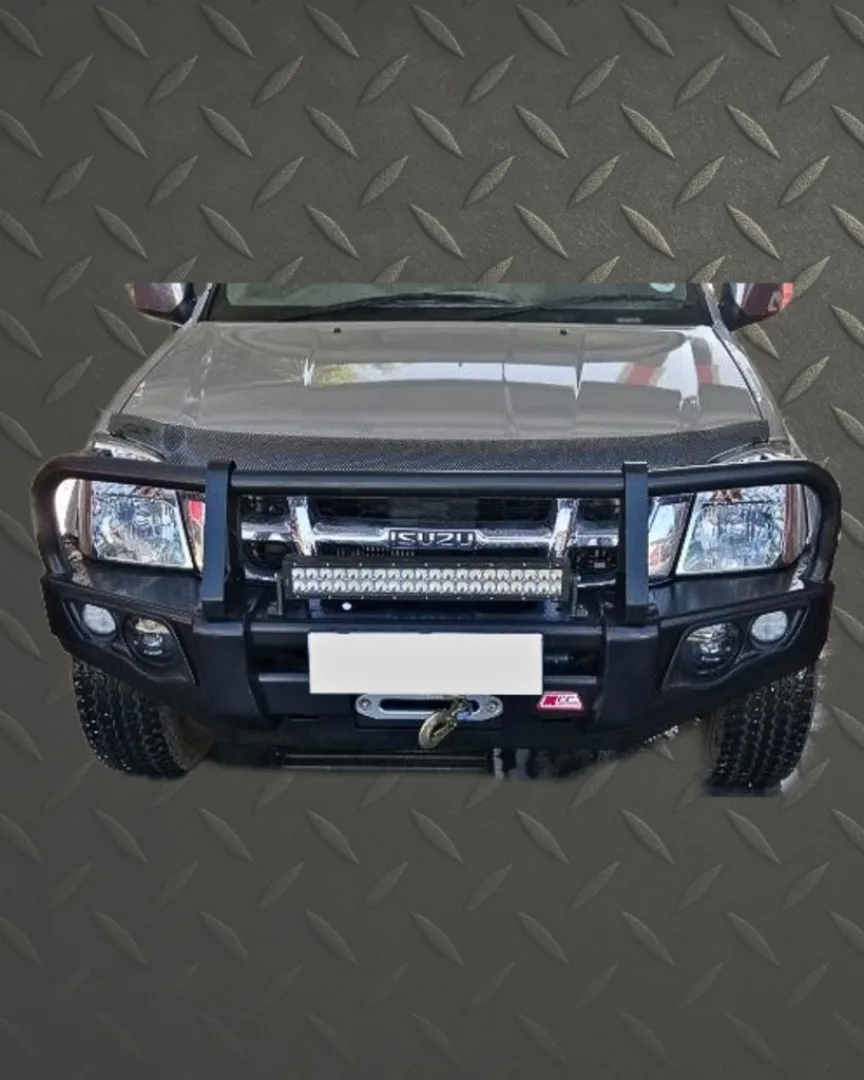 ISUZU 2003-2006: POST TYPE MCC FRONT BUMPER REPLACEMENT BULLBAR – POSTI03 | Winch-In