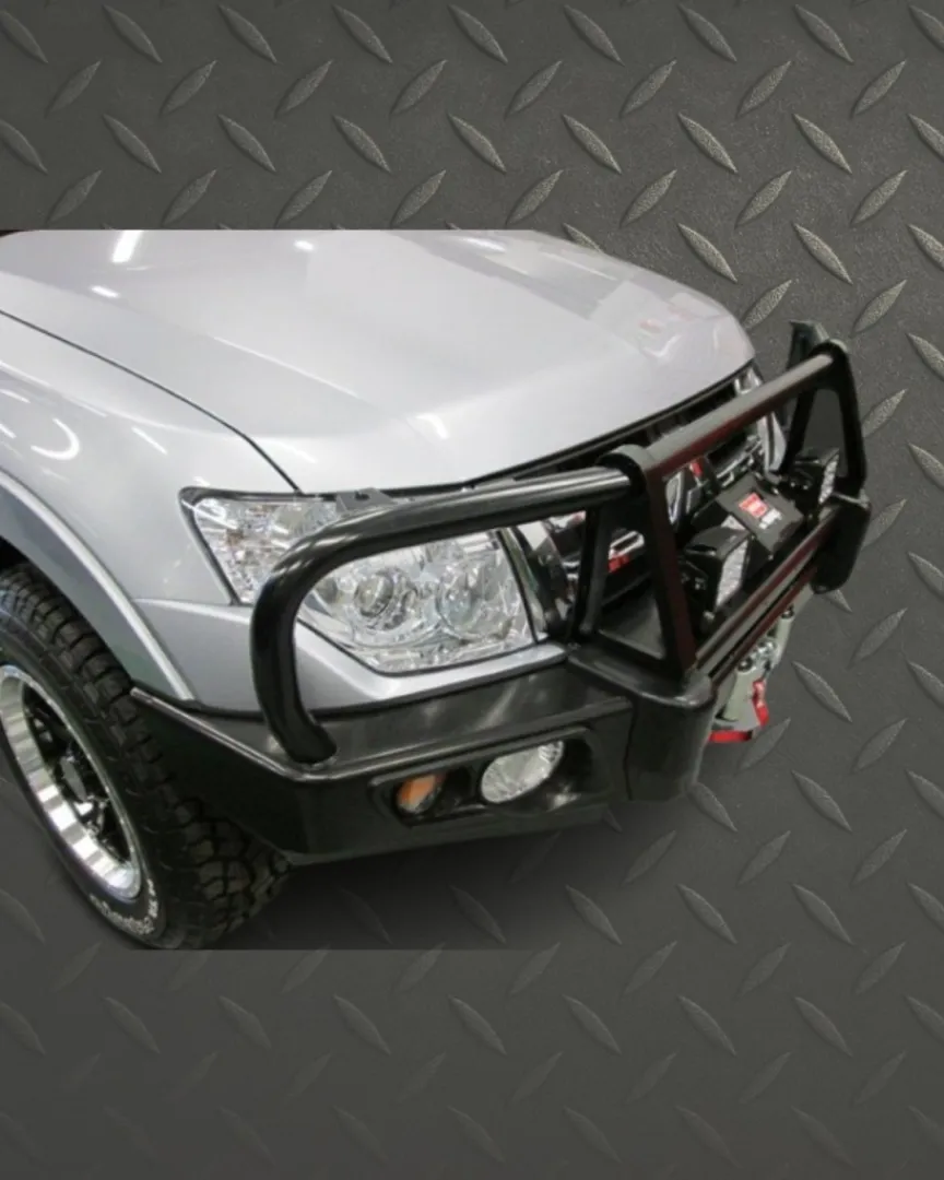 MITSUBISHI PAJERO BK 2007+ MCC POST TYPE BUMPER REPLACEMENT BULLBAR – POSTMP07 | Winch-In