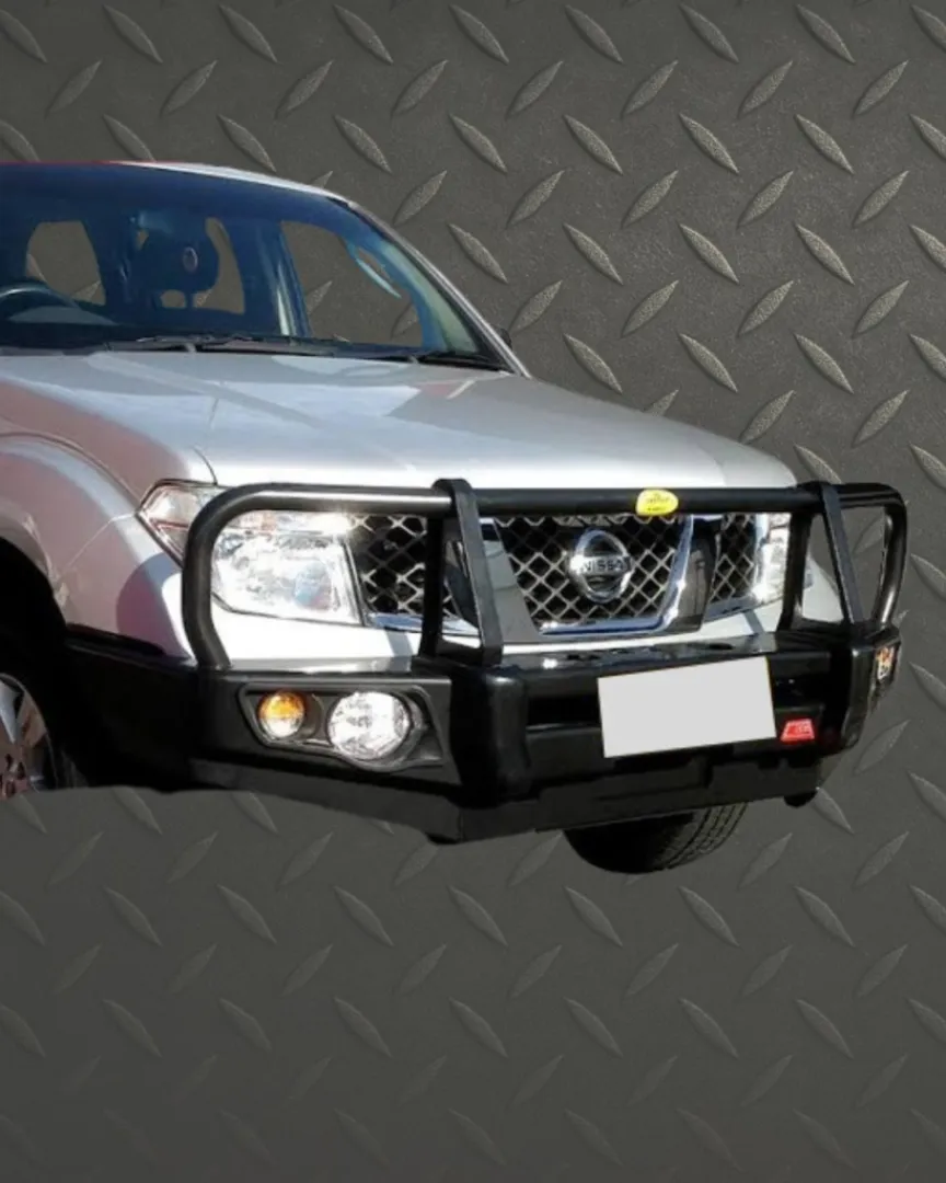 NISSAN NAVARA 2011-2016 SPAIN SPEC ONLY MCC POST TYPE BUMPER REPLACEMENT BULLBAR | Winch-In