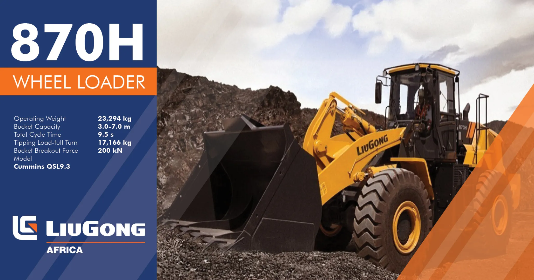 870H Wheel loader | LiuGong Africa