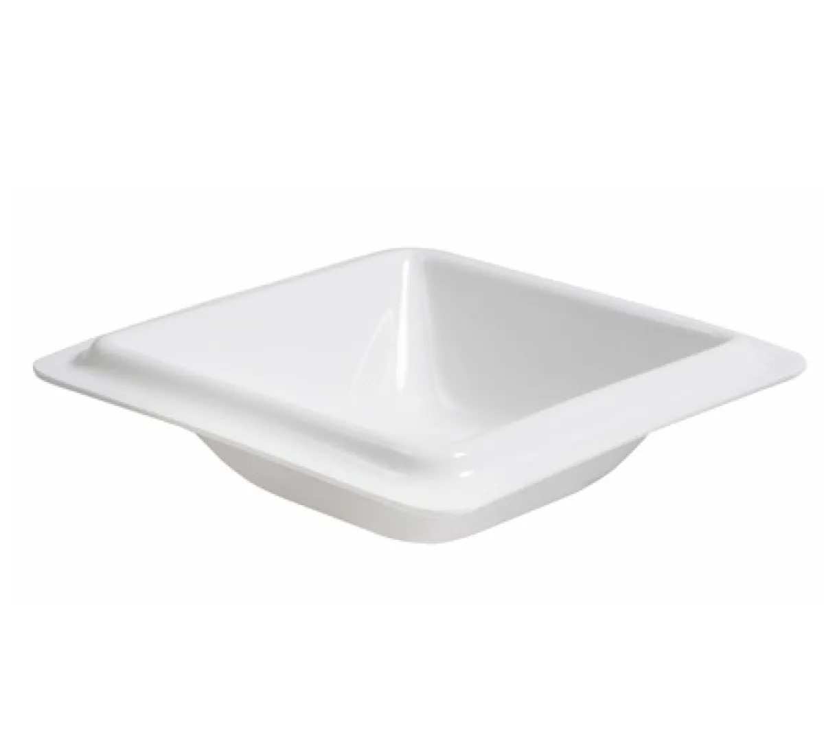 BSW0010.S – Square Edge Bowl White | Blue Swallow