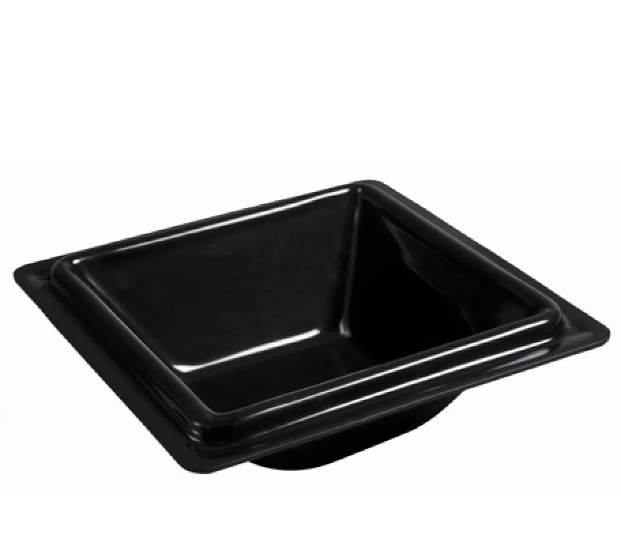 BSW0010.S – Square Edge Bowl Black | Blue Swallow
