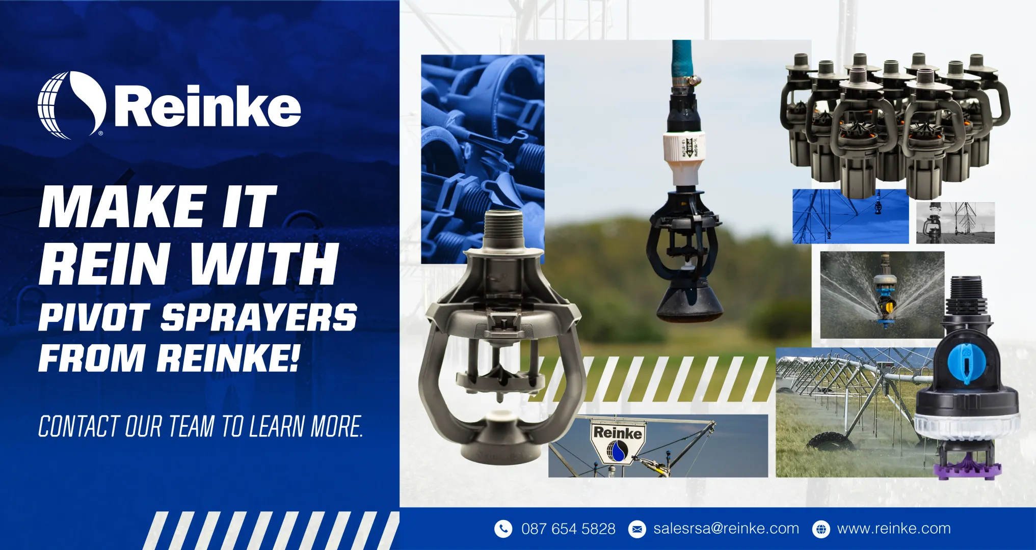 Reinke pivot sprayers, efficient water distribution for maximum crop yields
