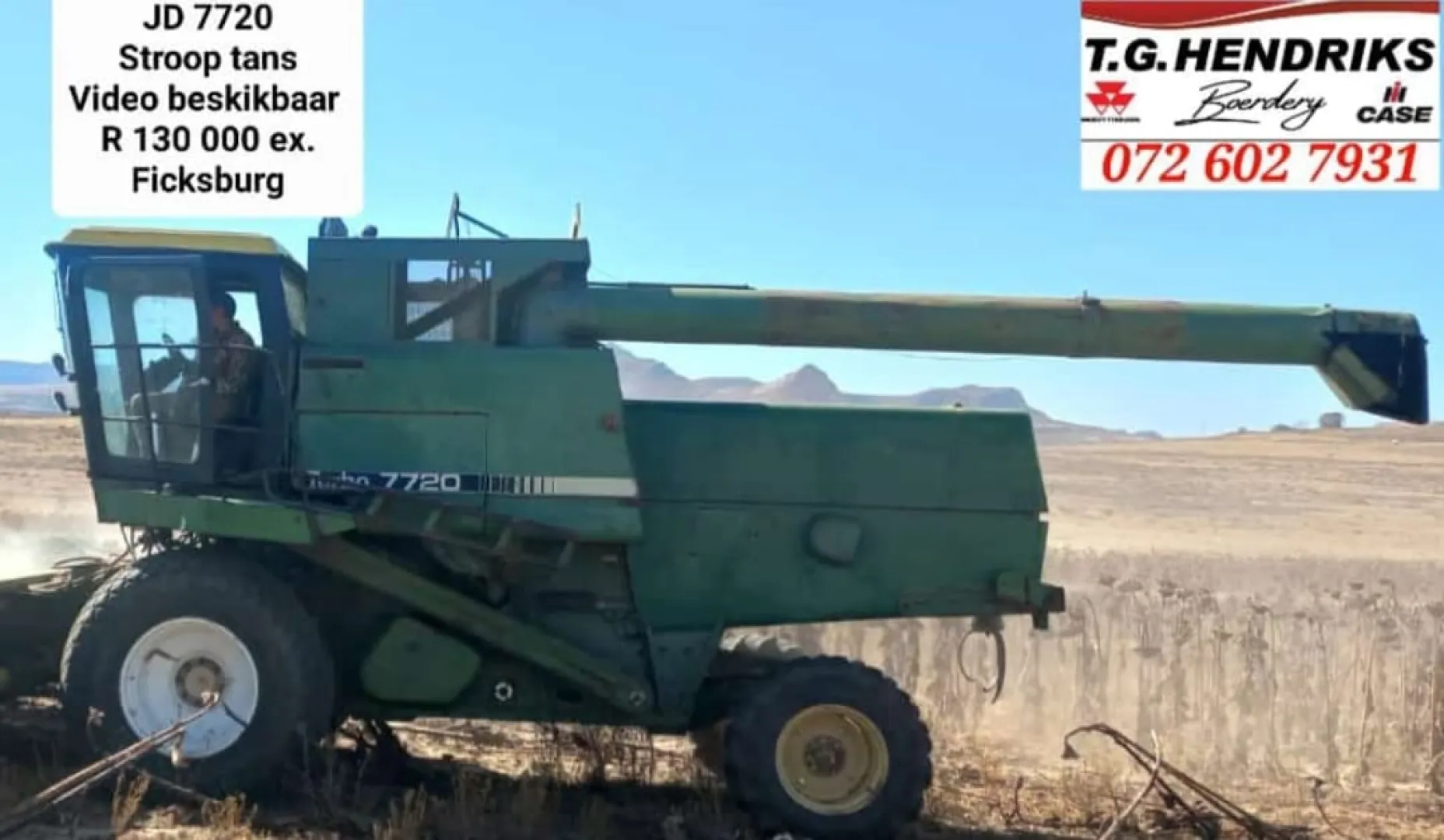 John Deere 7720 | T.G Hendriks boerdery