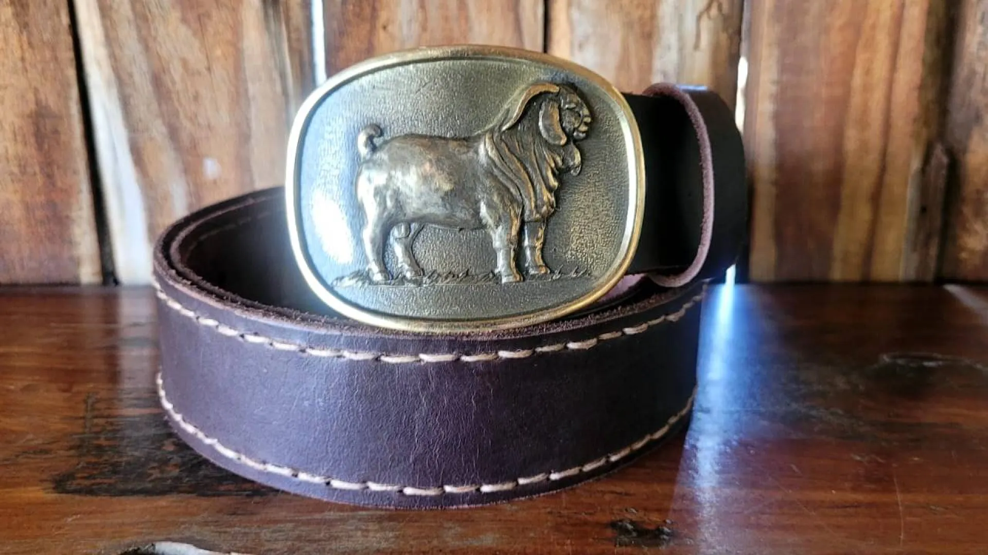 Genuine leather belt