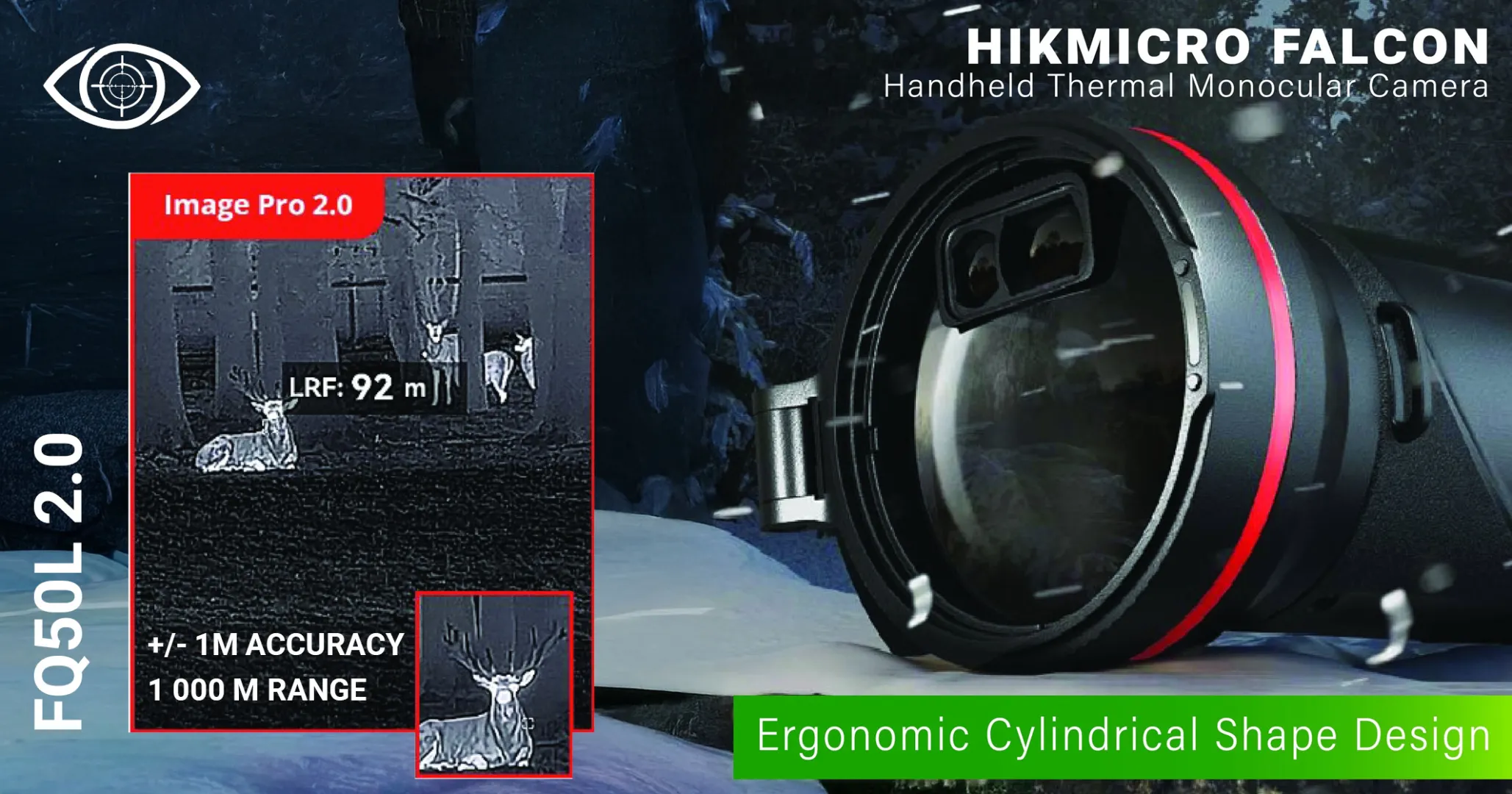 HikMicro Falcon FQ50L 2.0 Handheld Thermal Monocular Camera | AgroVision