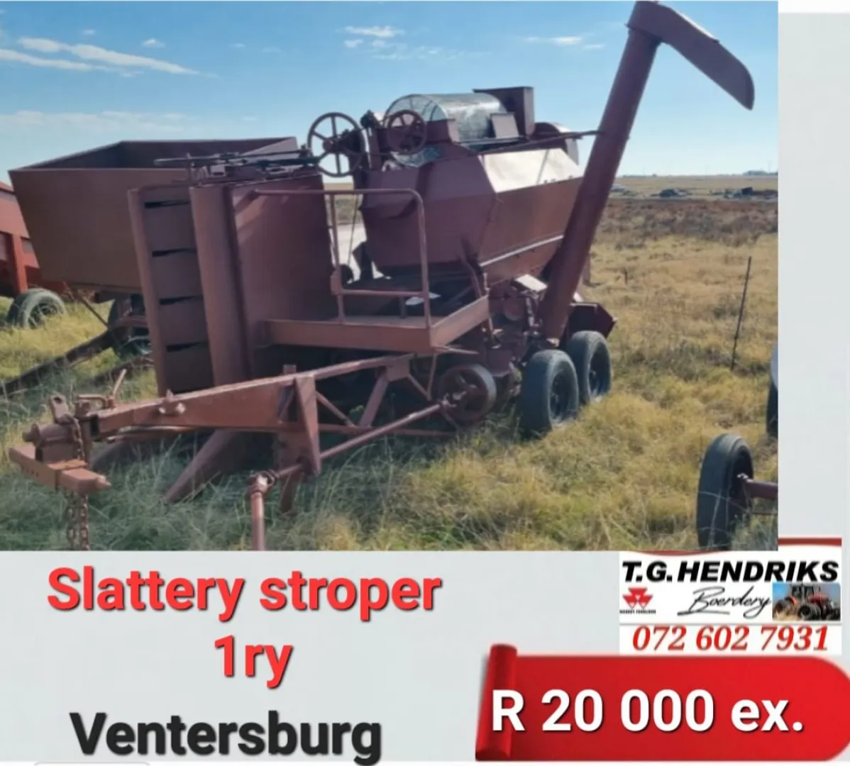 1 Ry Slattery stroper | T.G Hendriks boerdery