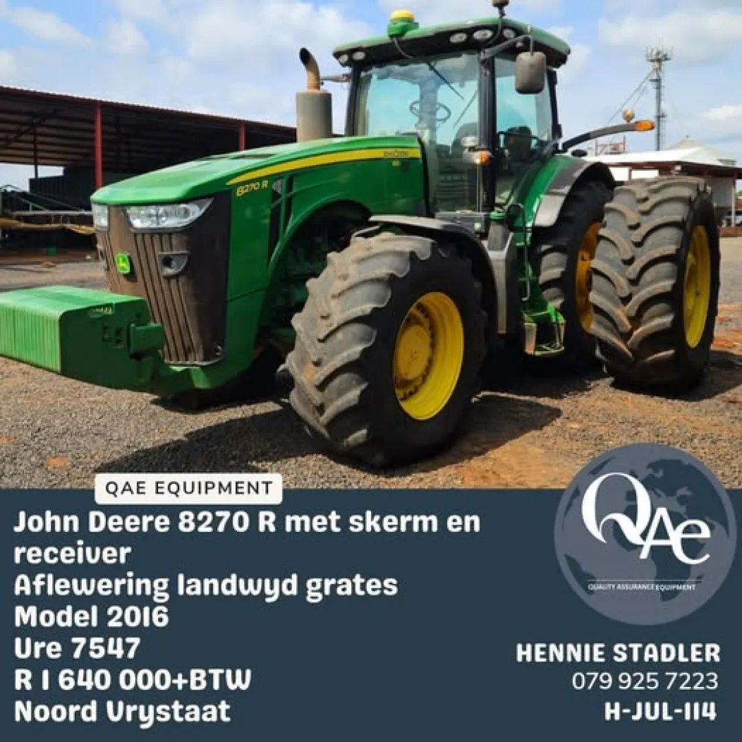 John Deere 8270R | 2016 Model |  QAC Equipment