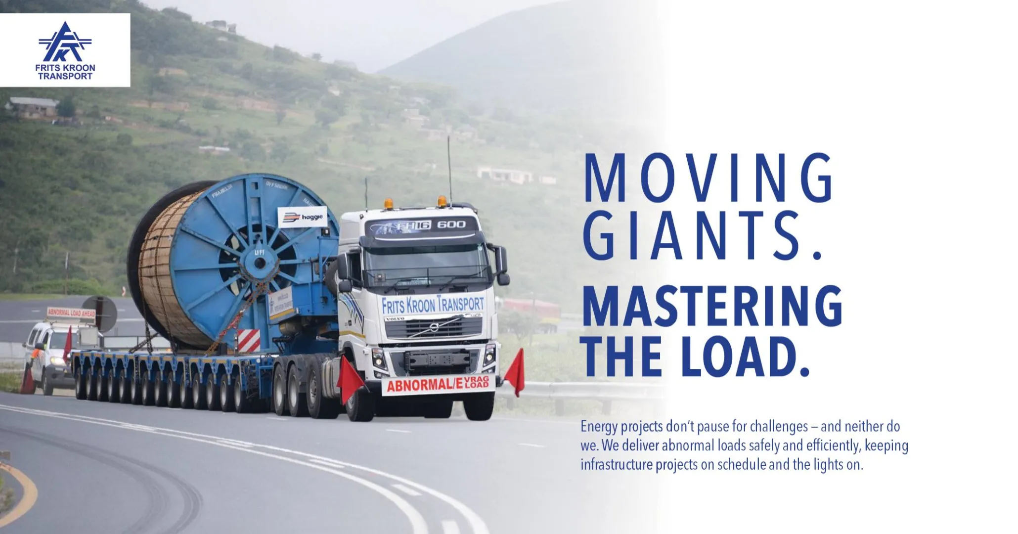 Frits Kroon Transport: Abnormal load transport for energy infrastructure