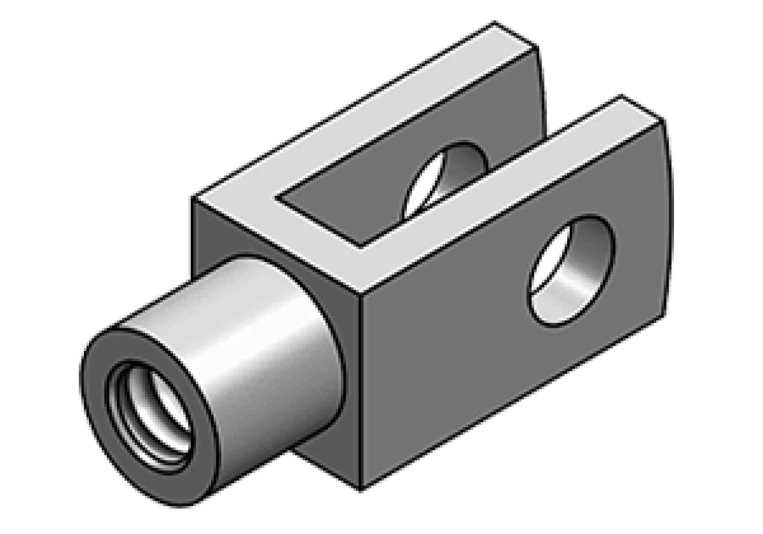 THREADED FORK – DIN 71752 CFFF TYPE | Interpump Hydraulics South Africa