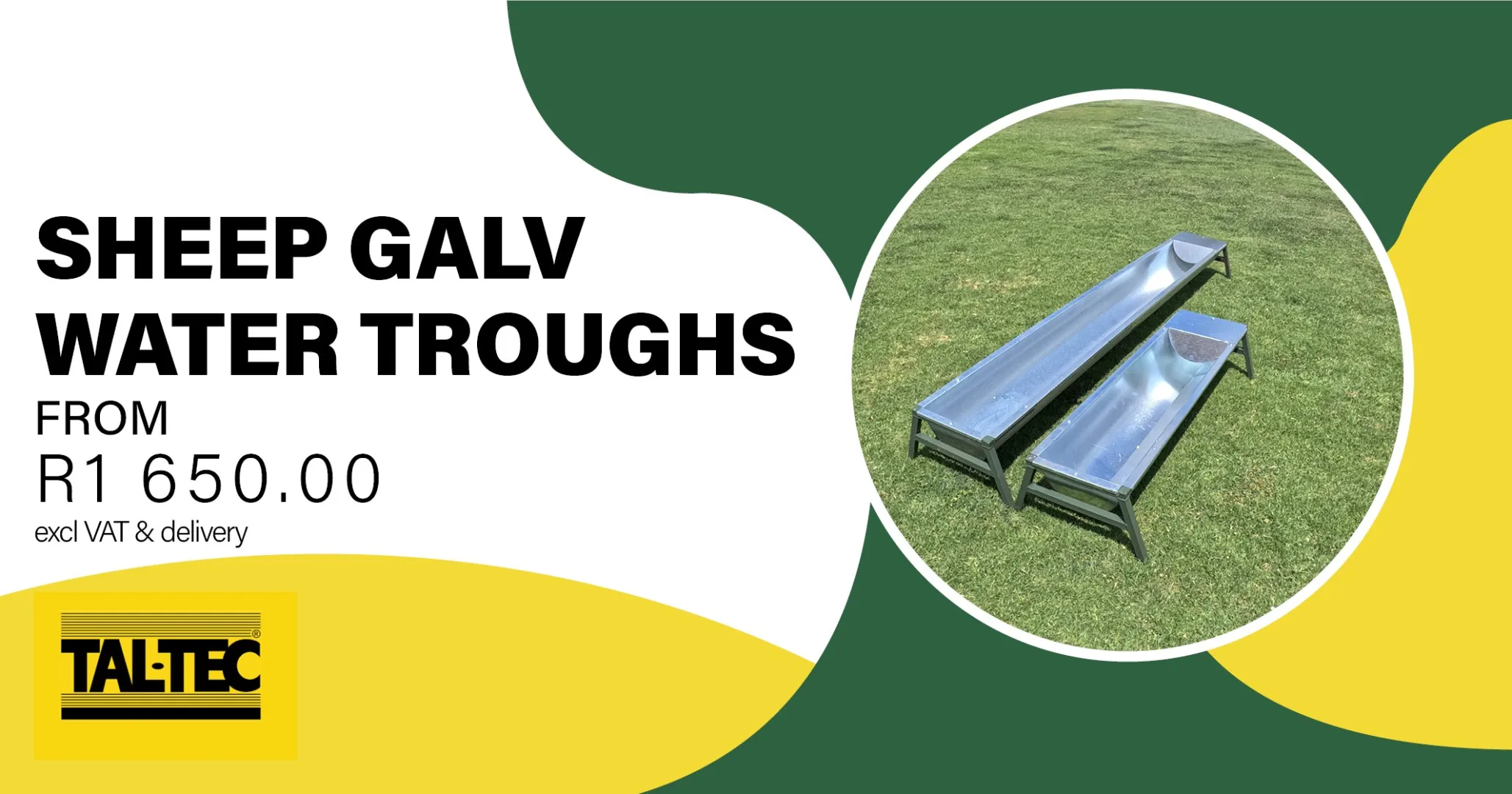 Farm-Ready: Galvanised Sheep Water Troughs | Tal-Tec