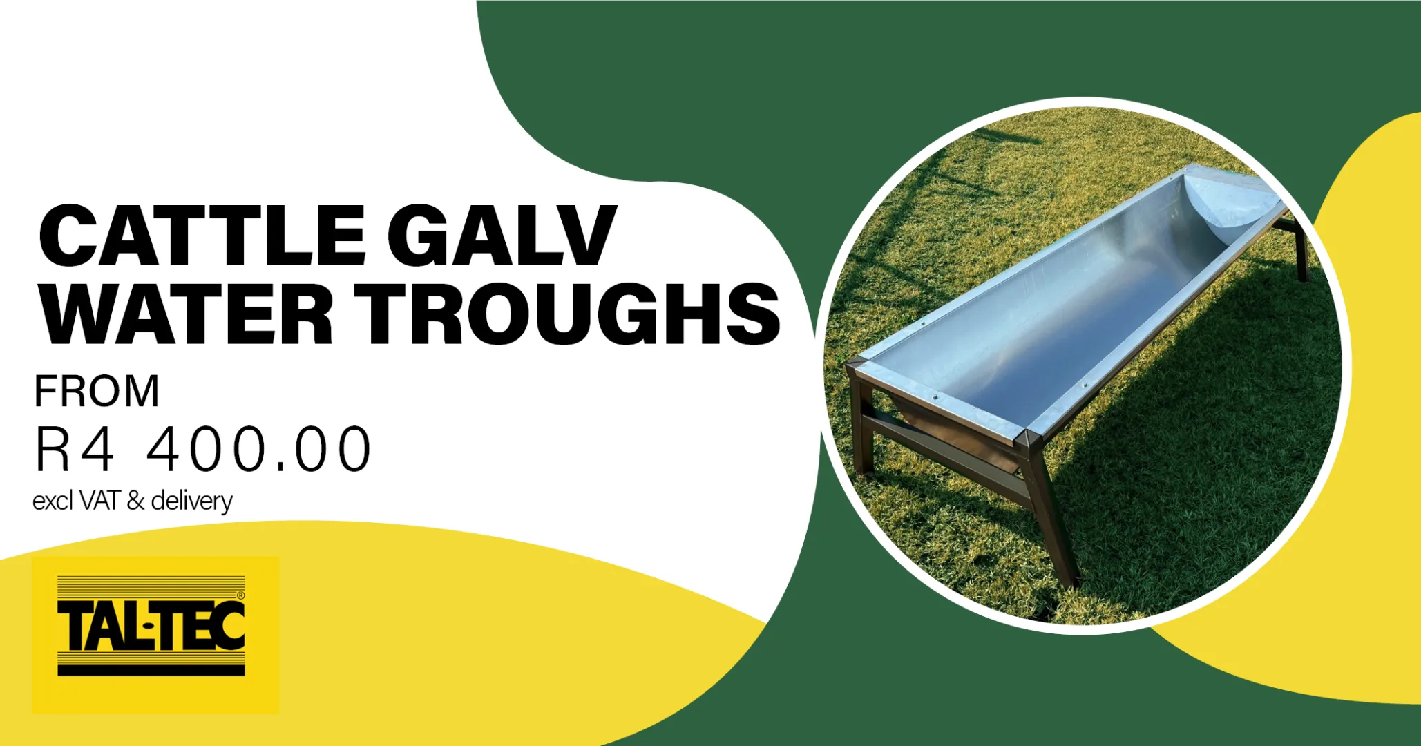 Durable Hydration: Galvanised Cattle Water Troughs | Tal-Tec