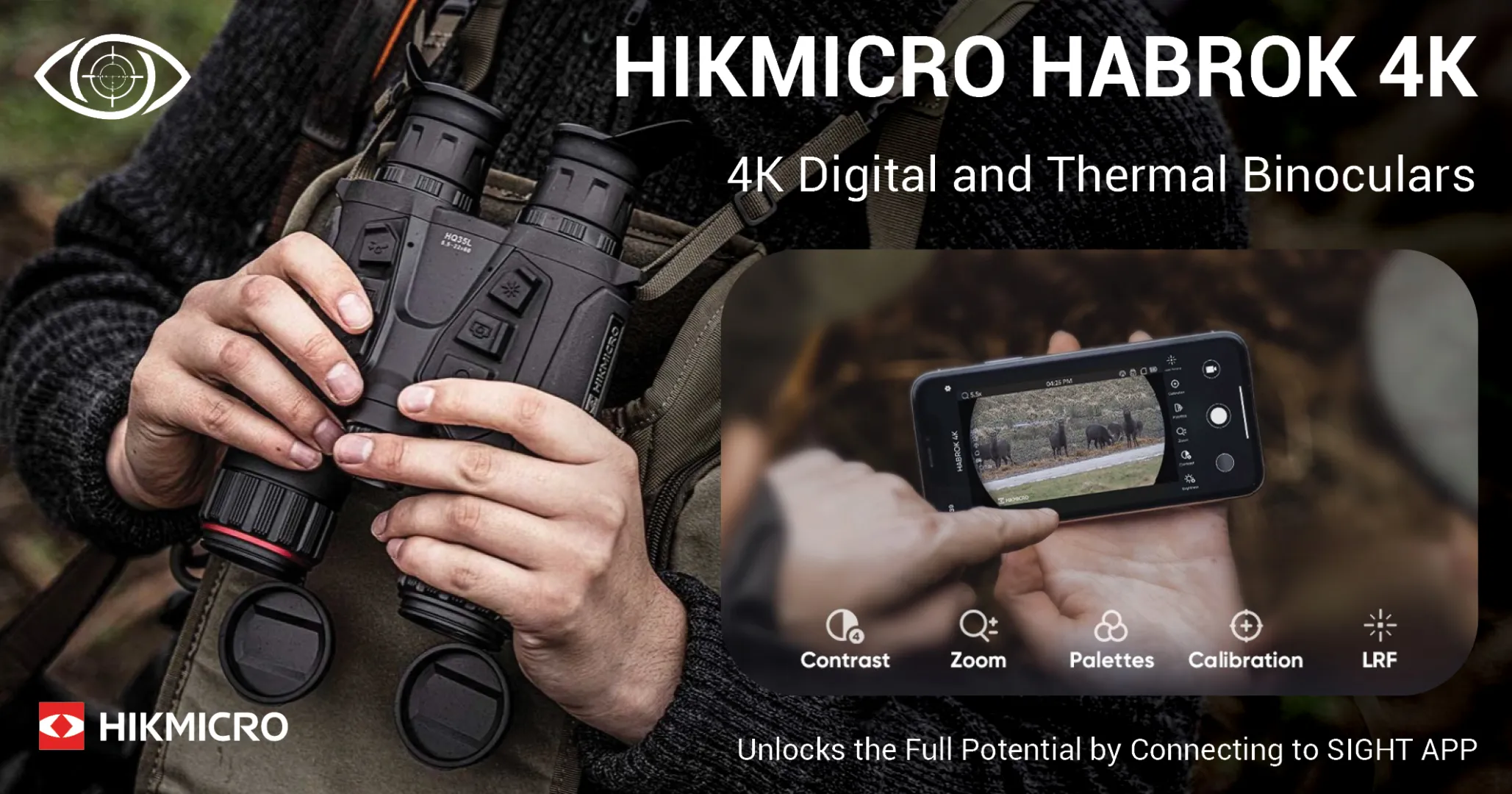 Hikmicro Habrok 4K | 4K Digital and Thermal Binoculars | AgroVision