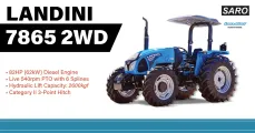 LANDINI 7865 2WD: Heavy-Duty Performance, Exceptional Value | Saro Agro