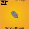 Flat galvanized bracket (2 Holes) | Anvil Engineering